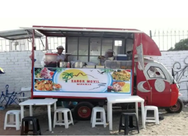 triporteur food truck maroc
