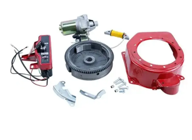 horizontal shaft engine electric start