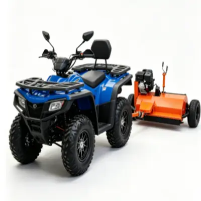 atv with mower atv with mower