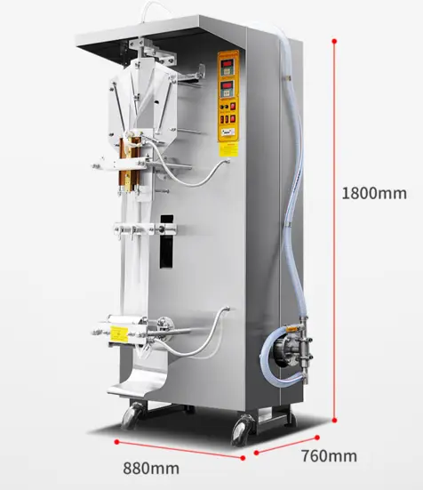 automatic liquid pouch packing machine