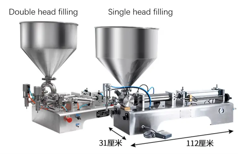 single-head and double-head filling machine