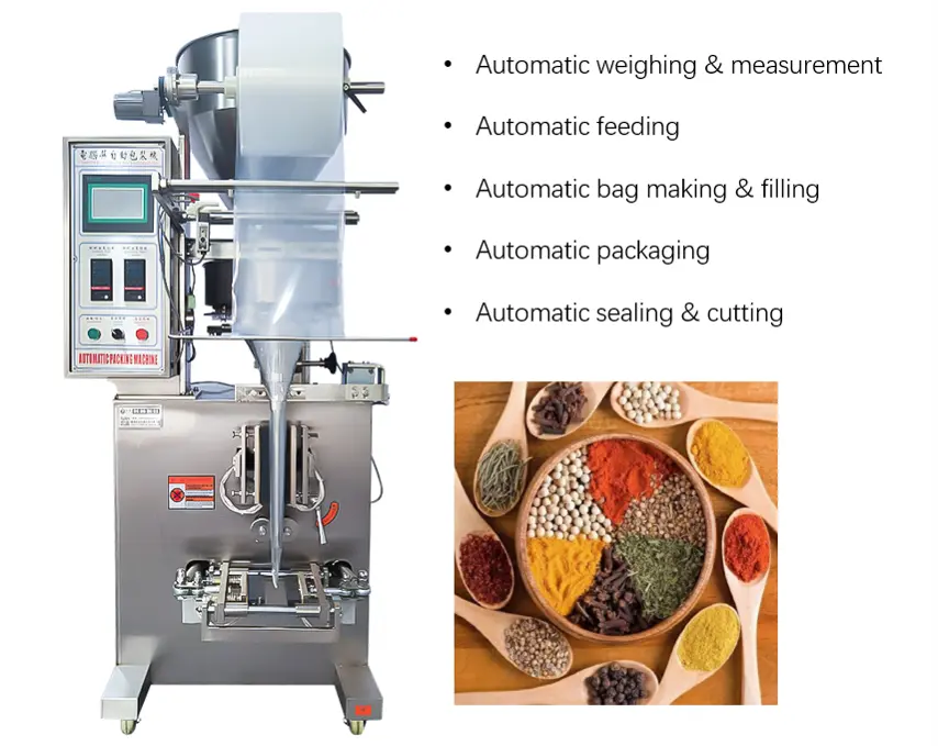 Small spice packing machine